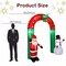 8ft Inflatable Arch Christmas Santa Claus Snowman Archway Outdoor Indoor Holiday